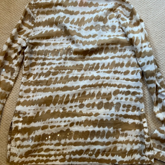 Tory Burch Stephanie Sequin Embellished Tunic - Picture 3 of 4